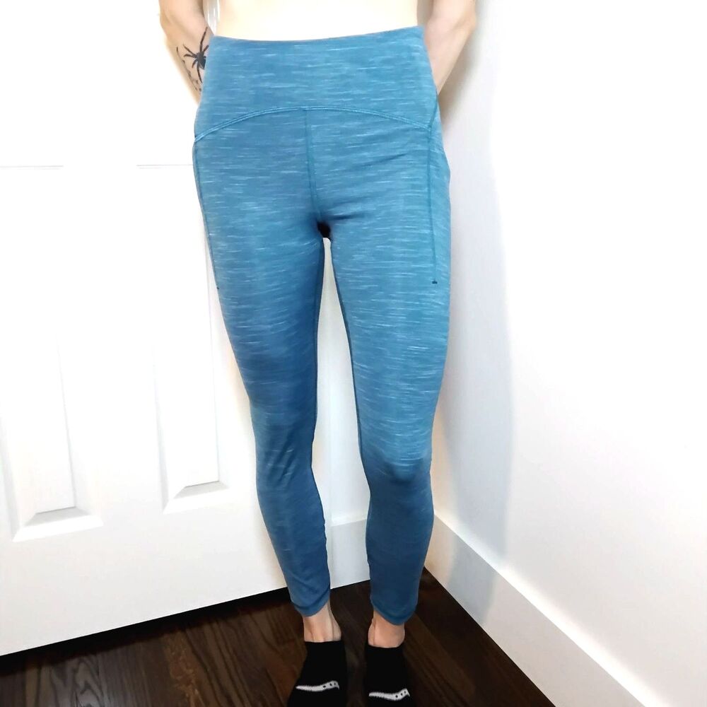 Lululemon Power Thru High-Rise Tight 25" Size 8 Blue